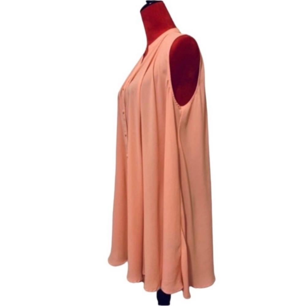 PEACH SLEEVELESS DRESS - Picture 3 of 8